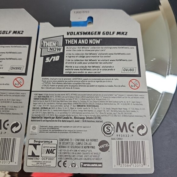 Volkswagen Golf MK2 Pair Hot Wheels Then Now And New Sealed #171 #95 - Picture 5 of 7